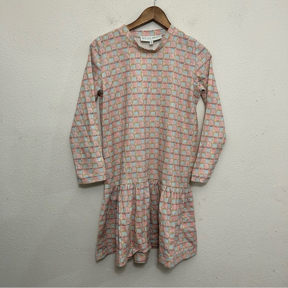 Brooke Wright Pattern Dress Small - image 1